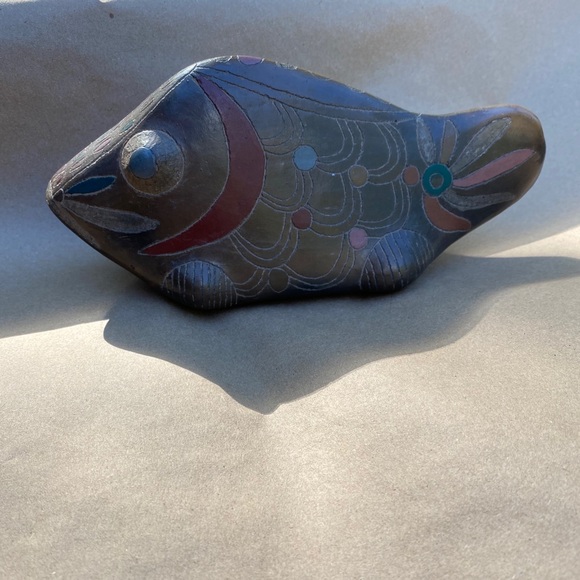Vintage Other - Vintage folk primitive Mexican boho pottery decor